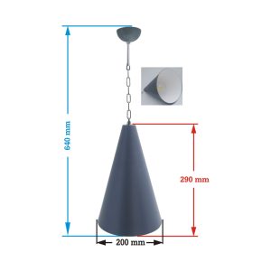 ELK726 MODEL DEKORATİF METAL SARKIT DUYLU